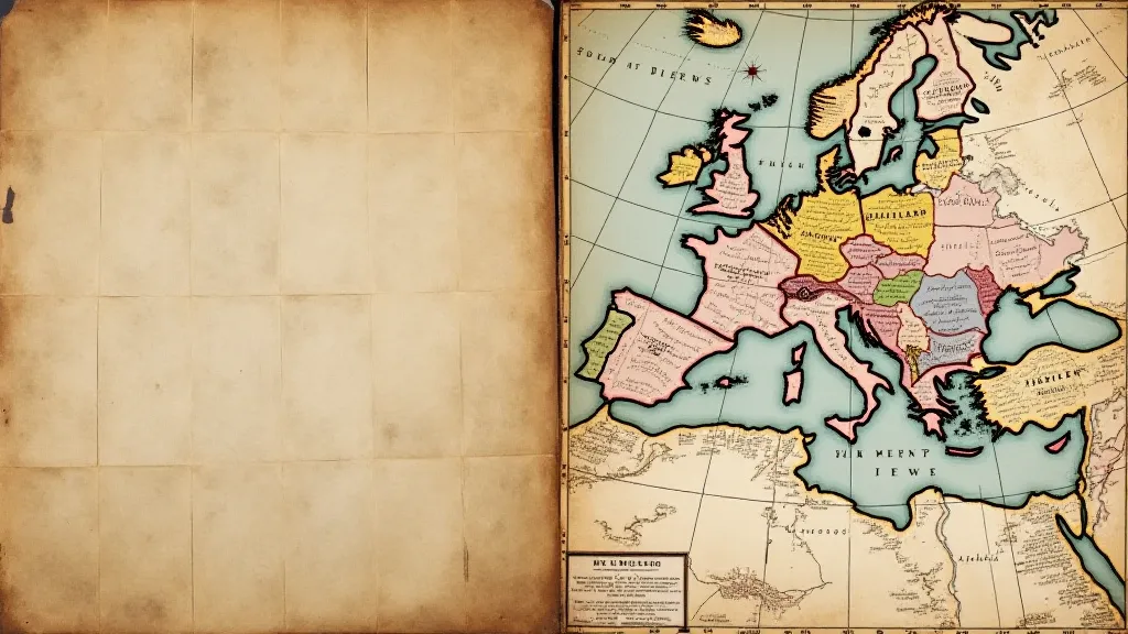 Comparison of old and modern map techniques